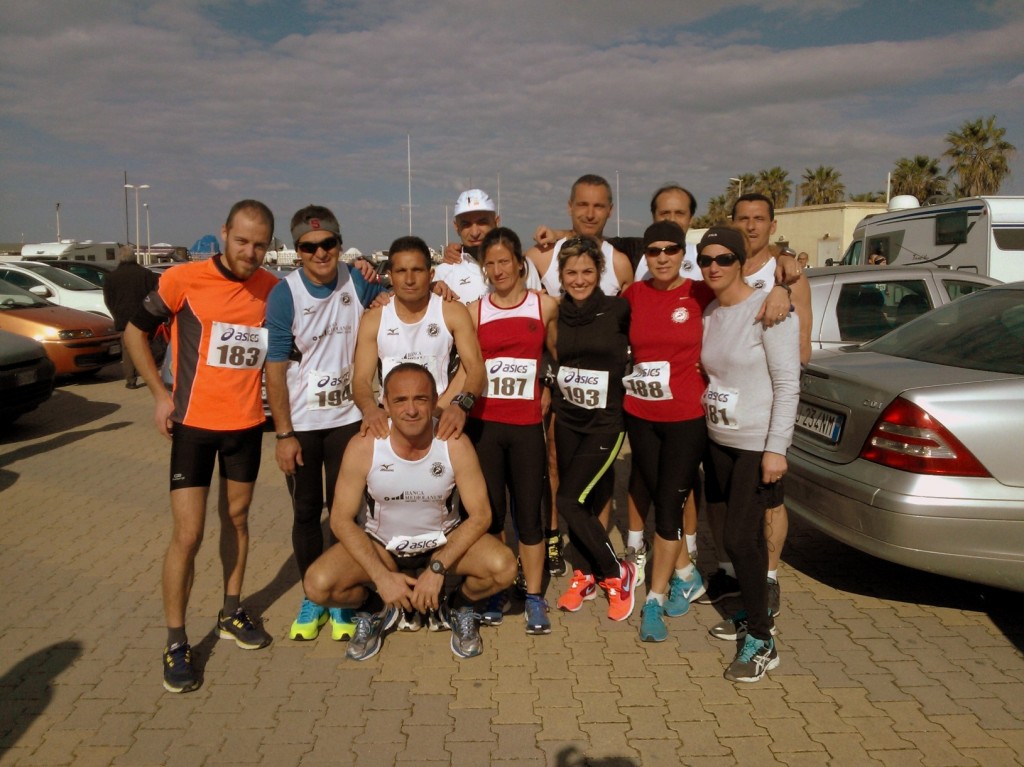 Gli atltei dell'Athlon alla mezza maratona di  Agrigento