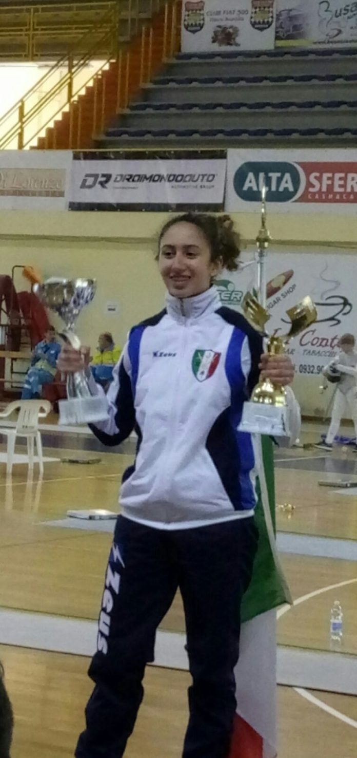 Albiolo Elena campionessa regionale di scherma