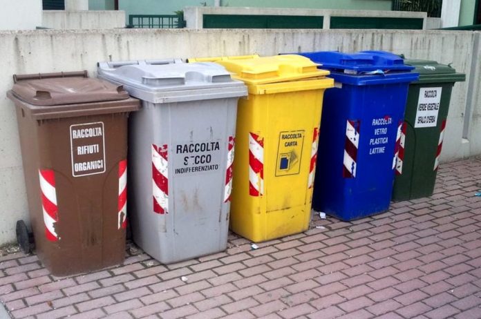 raccolta-differenziata bidoni rifiuti