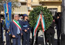 RIBERA: Celebrata oggi la Giornata dell’Unità Nazionale dell’Unità e delle Forze Armate