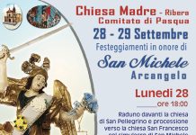 Ribera: Lunedì e martedì in chiesa madre festa di San Michele